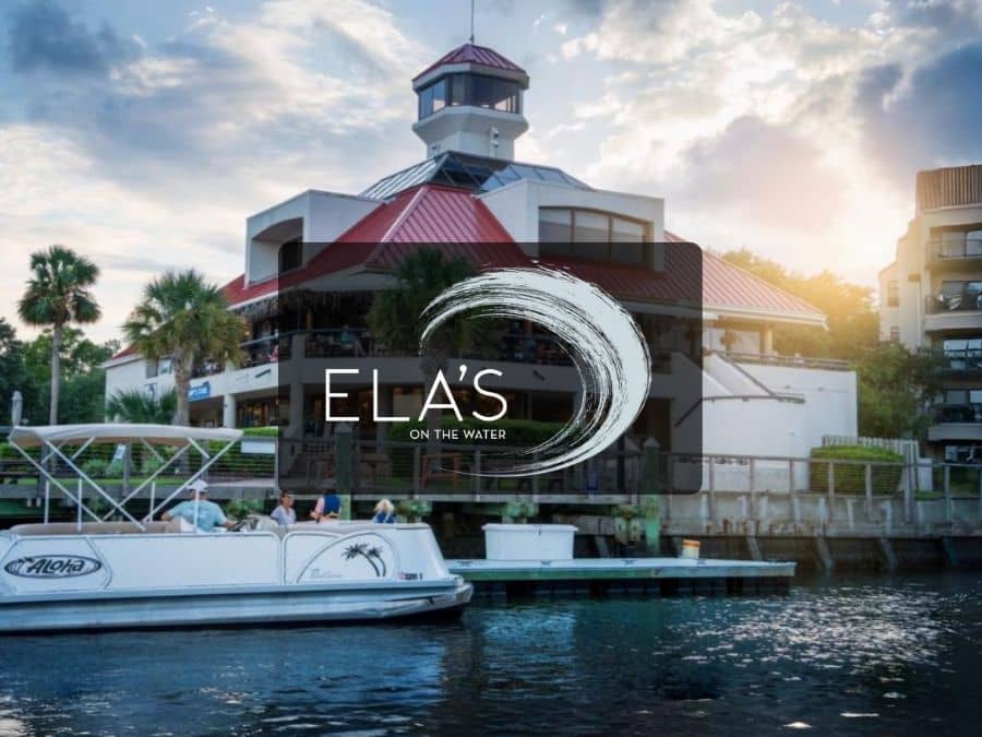 ELA’S On the Water marina patio Shelter Cove Harbour