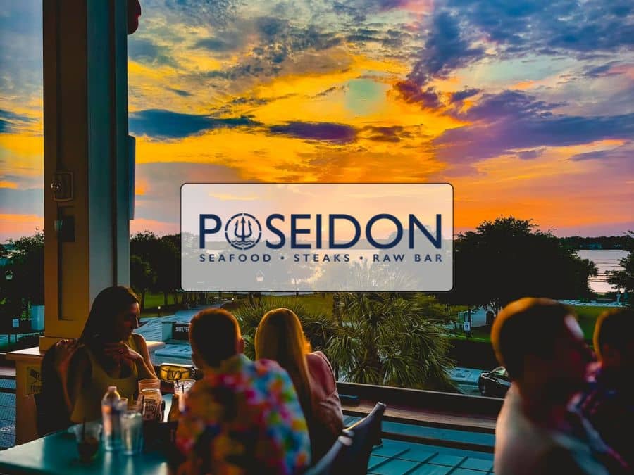 Poseidon Hilton Head Broad Creek patio at sunset