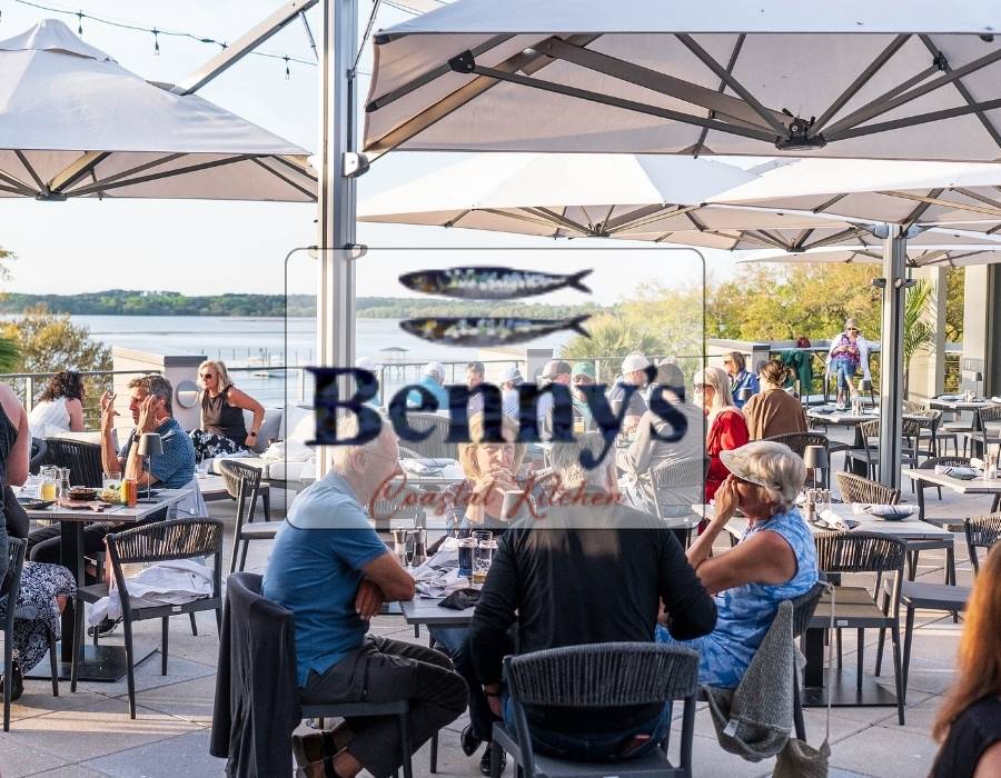 Benny's Coastal Kitchen waterfront dining on easter