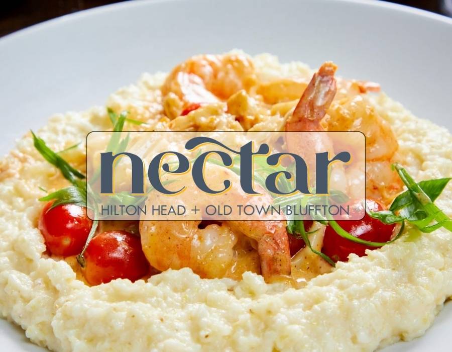 Nectar Farm Kitchen shrimp and grits on hilton head